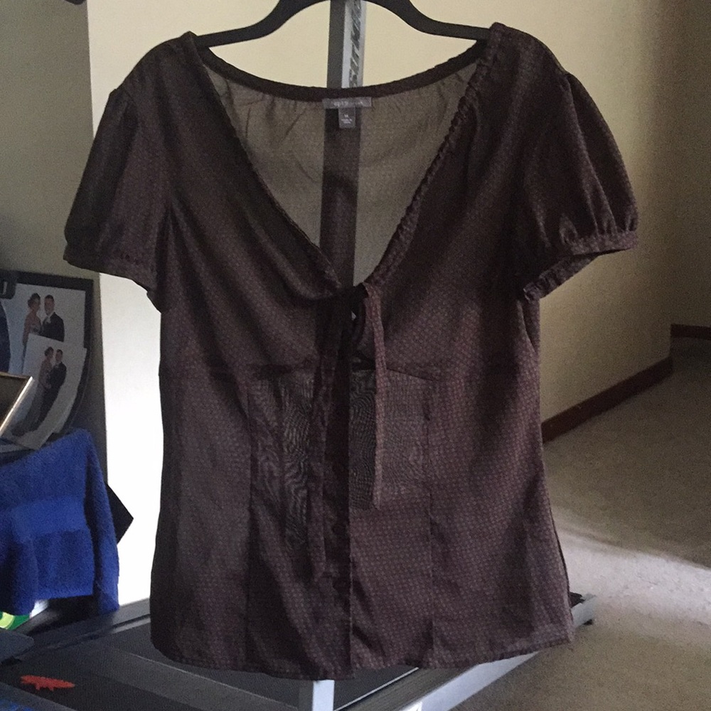 Apt. 9 Stretchy Brown Blouse M